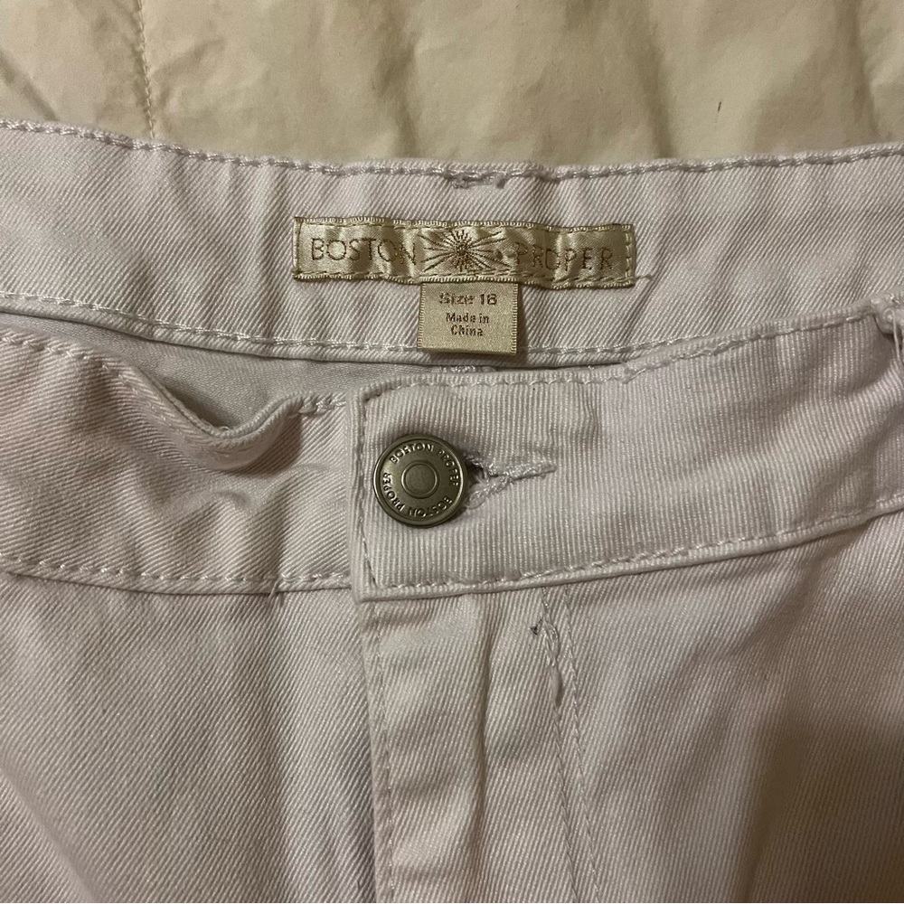 Boston Proper Cropped Jean - Picture 2 of 7